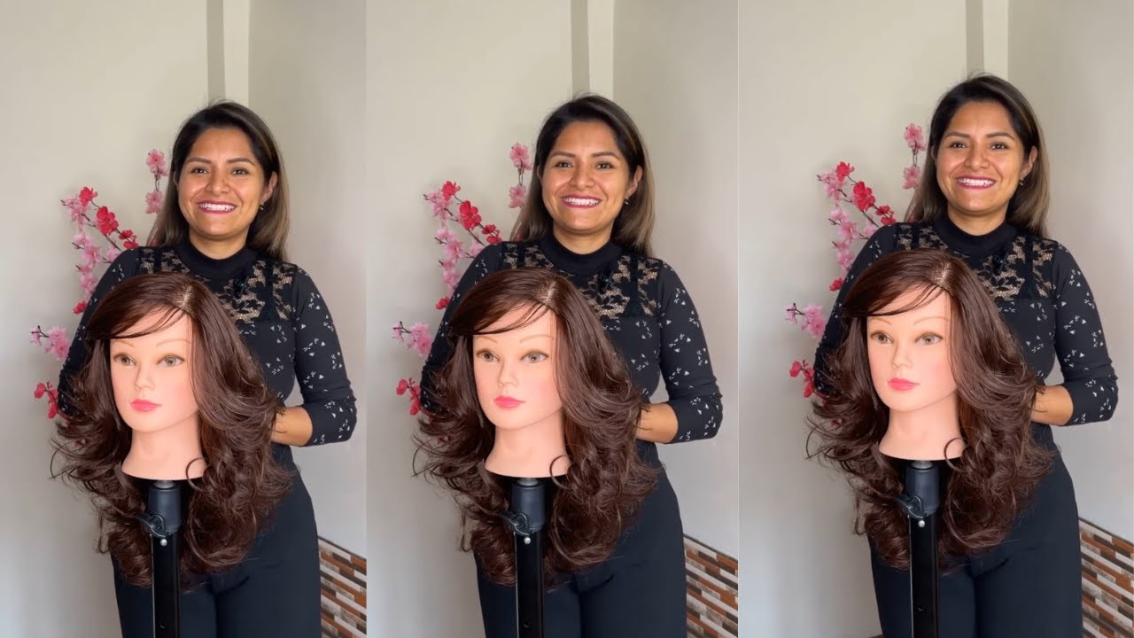 Corte de pelo rápido en capas largas con 3 coletas paso a paso | Easy & Quick Long Layered Haircut.