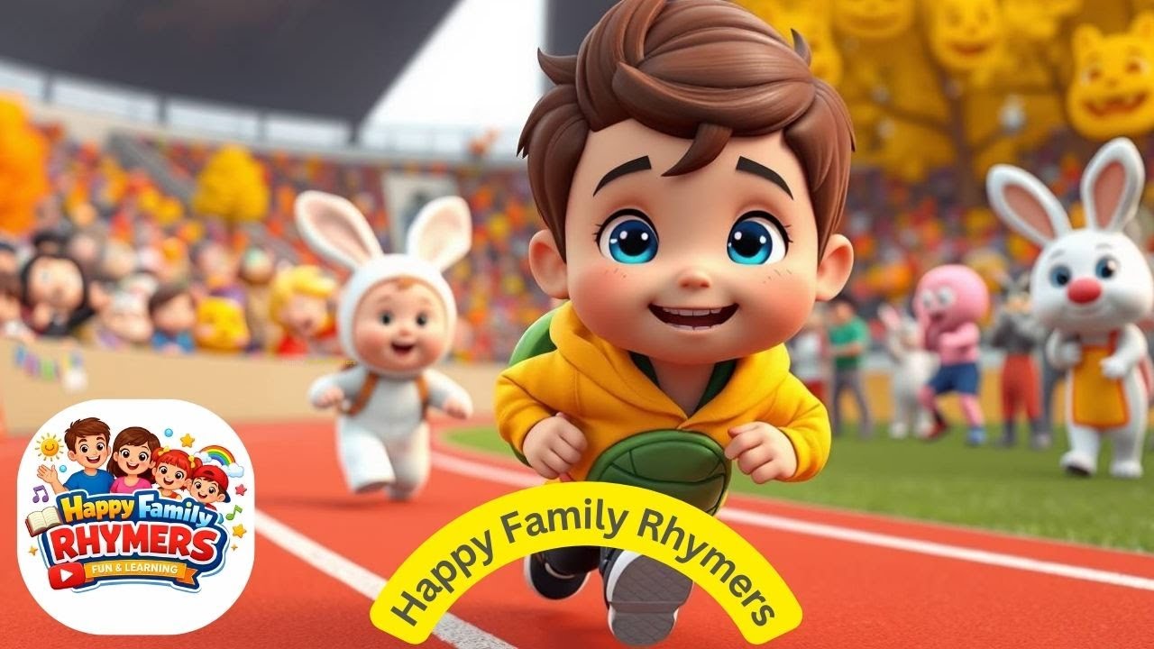 Who’s Faster? 🐢🐇 Learn Patience & Good Habits | Kids Nursery Rhyme