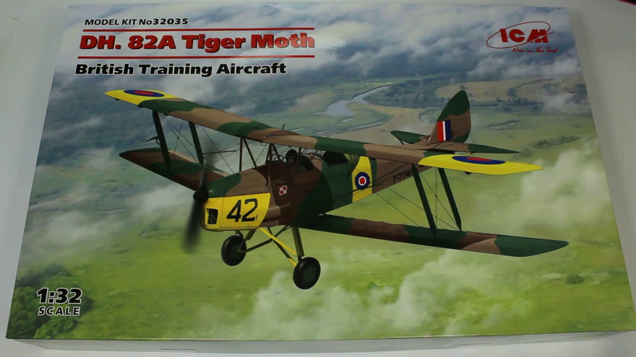 ICM 1/32 Tiger Moth DH 82A Review