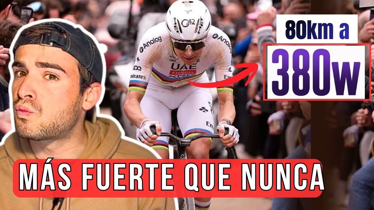 GRAN IGUALDAD entre DEL TORO y ROGLIC en la CRONO / POGACAR MARCA sus MEJORES NÚMEROS