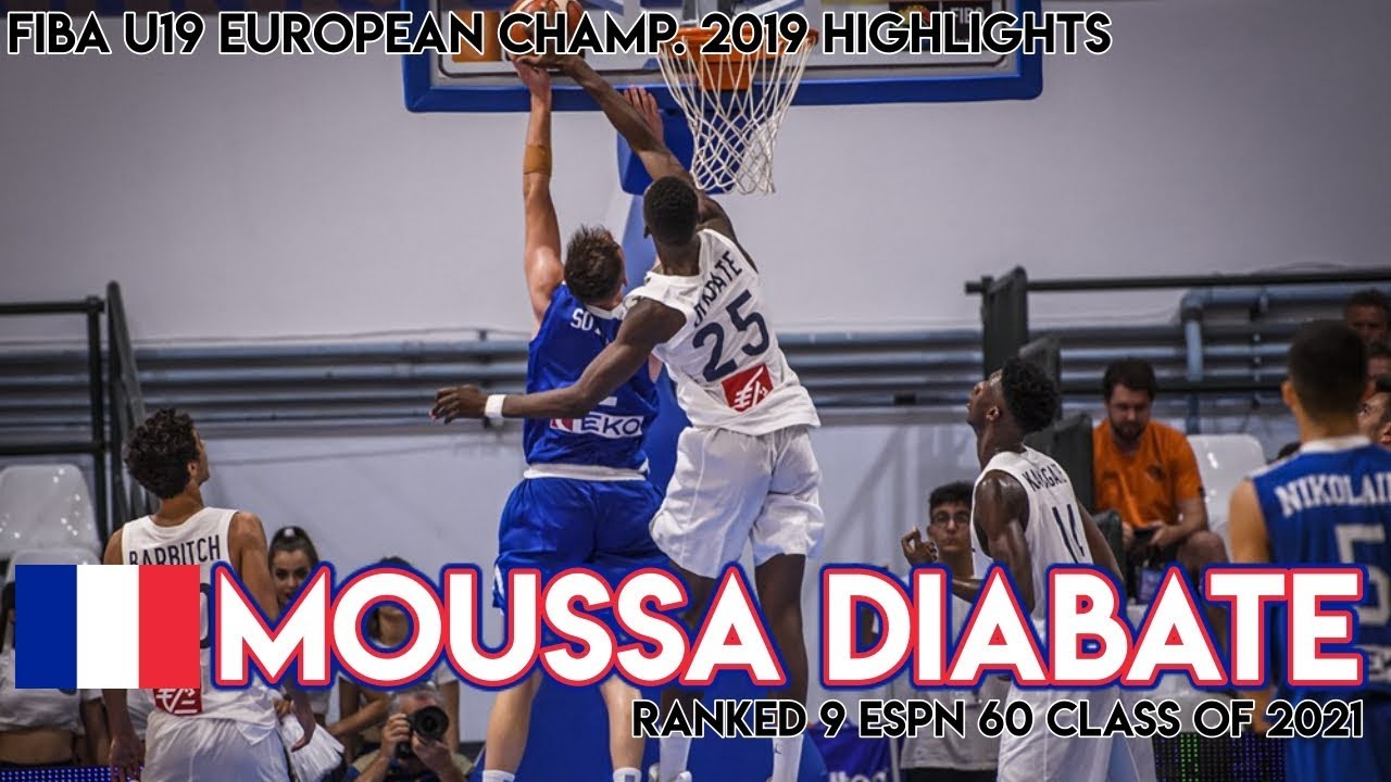 HIGHLIGHTS MOUSSA DIABATE (11.2 PTS/11.5 REB) FIBA U18 EUROPEAN CHAMP. - Full Tournament Highlights