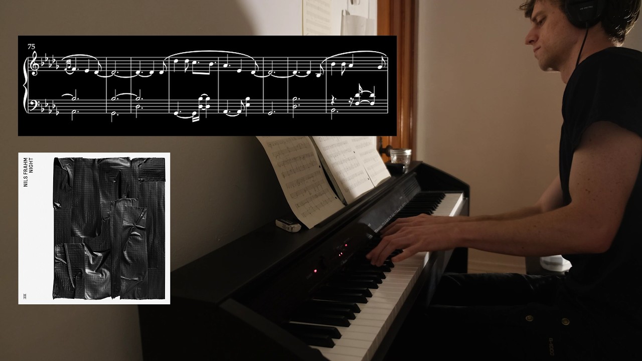 Nils Frahm - Canton (Solo Piano w/ Sheet Music)