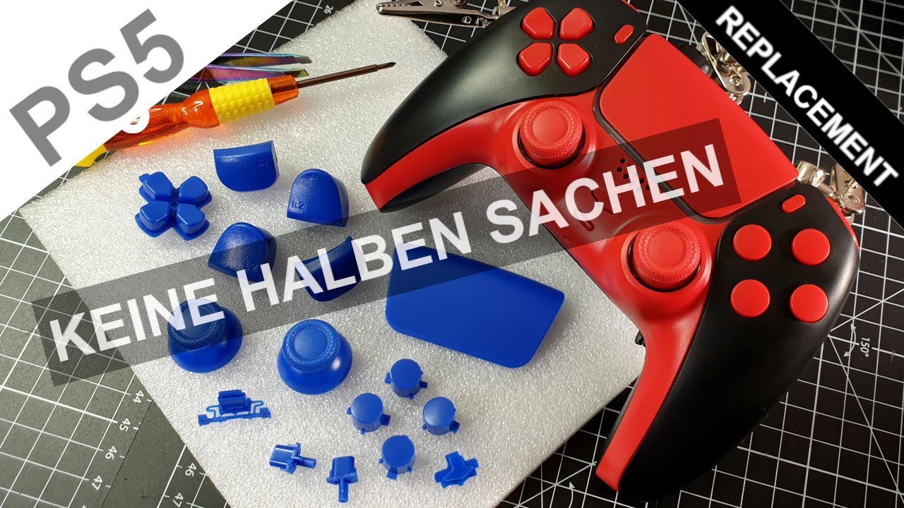 PS5 Controller Tasten komplett austauschen - Ersatz Replacement