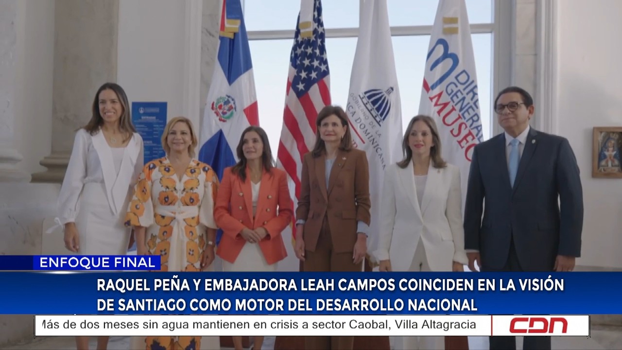 Raquel peña y embajadora Leah Campos coinciden en la visión de Santiago como motor de desarrollo