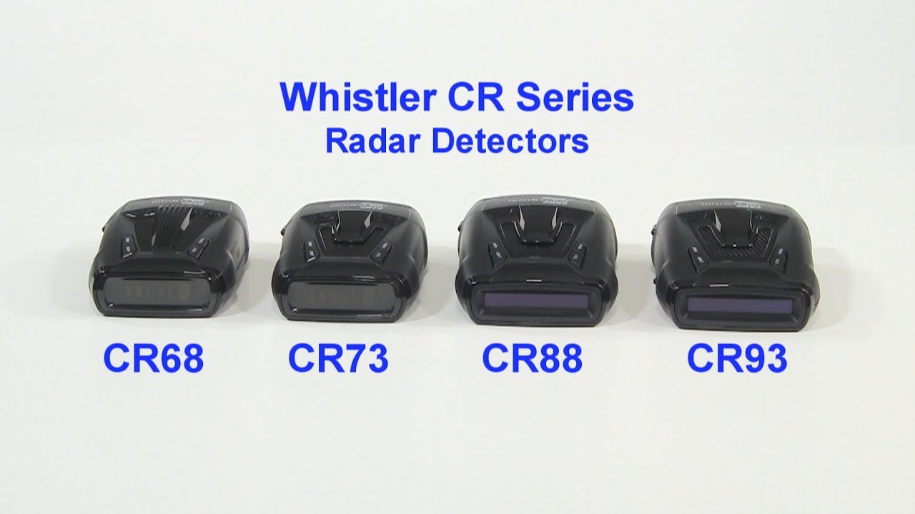 Whistler CR Series Radar Detectors Updated