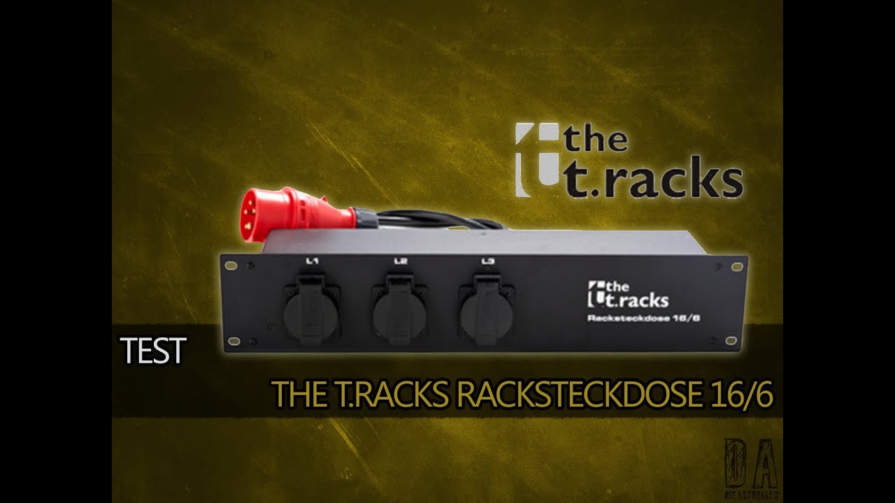Videocheck - the t.racks Racksteckdose 16/6