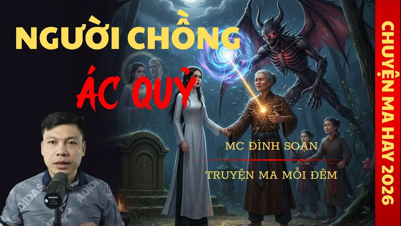 TRUYỆN MA ĐÌNH SOẠN : NGƯỜI CHỒNG ÁC QUỶ / CHUYỆN MA ĐÌNH SOẠN KỂ SỢ