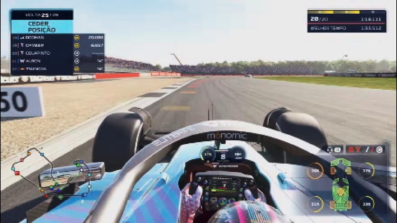 F1 25 - MY TEAM - TEMP 1 - EP 12 - GP DA INGLATERRA - CORRIDA PRA ESQUECER!!!