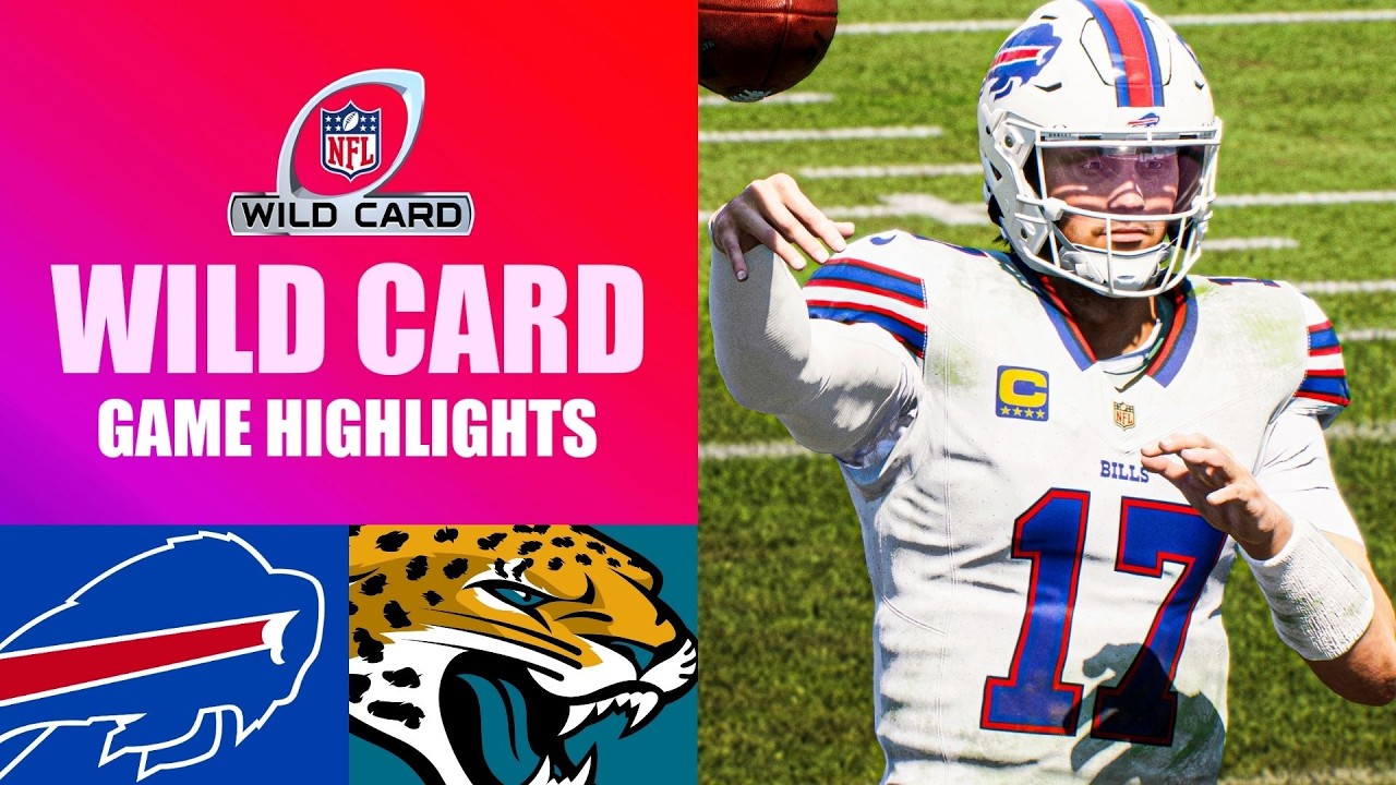 Bills vs. Jaguars Wild Card Round - Madden 26 Simulation Highlights