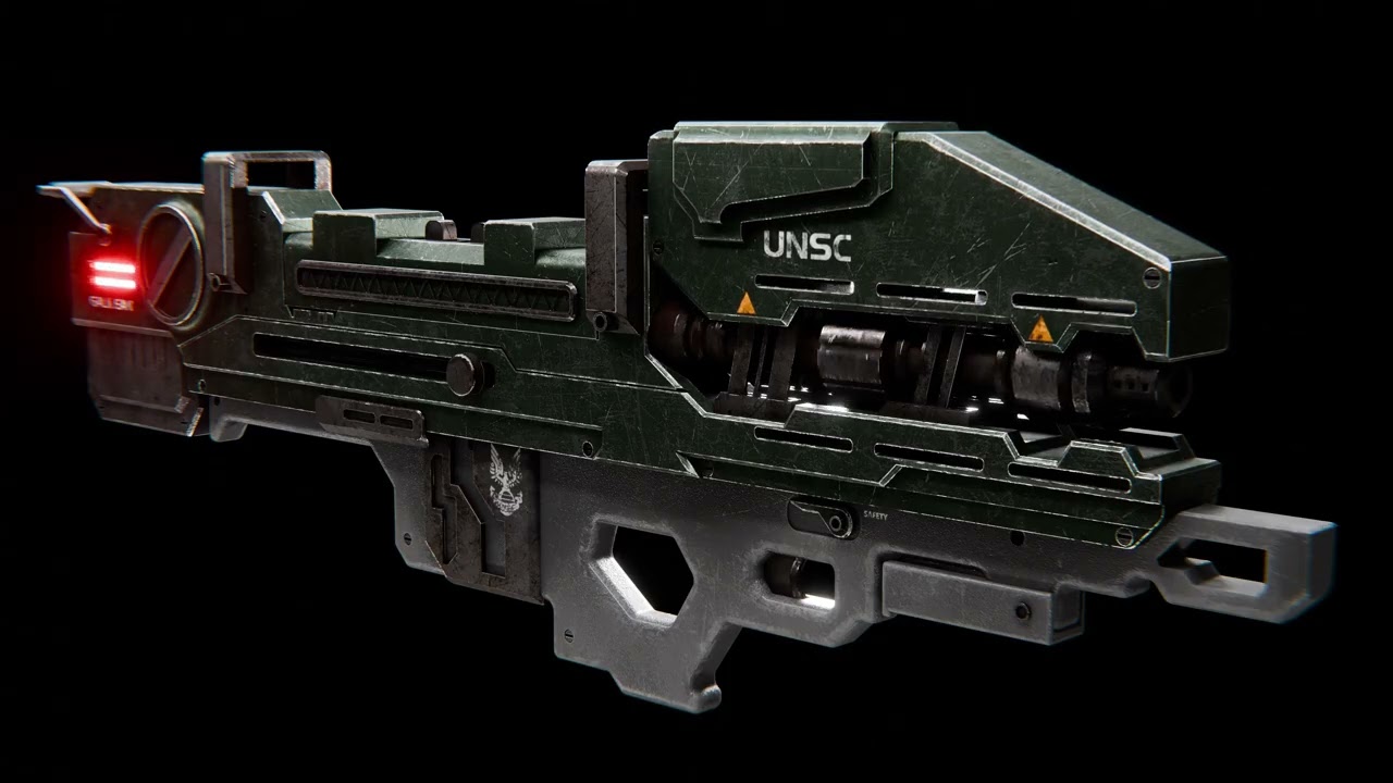 Spartan Laser Firing Animation