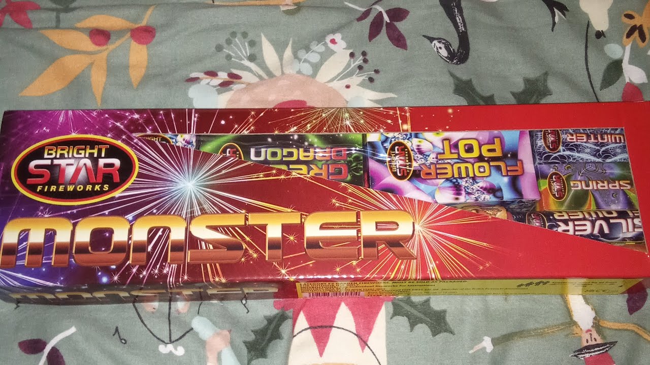 Bright star Monster selection box unboxing 