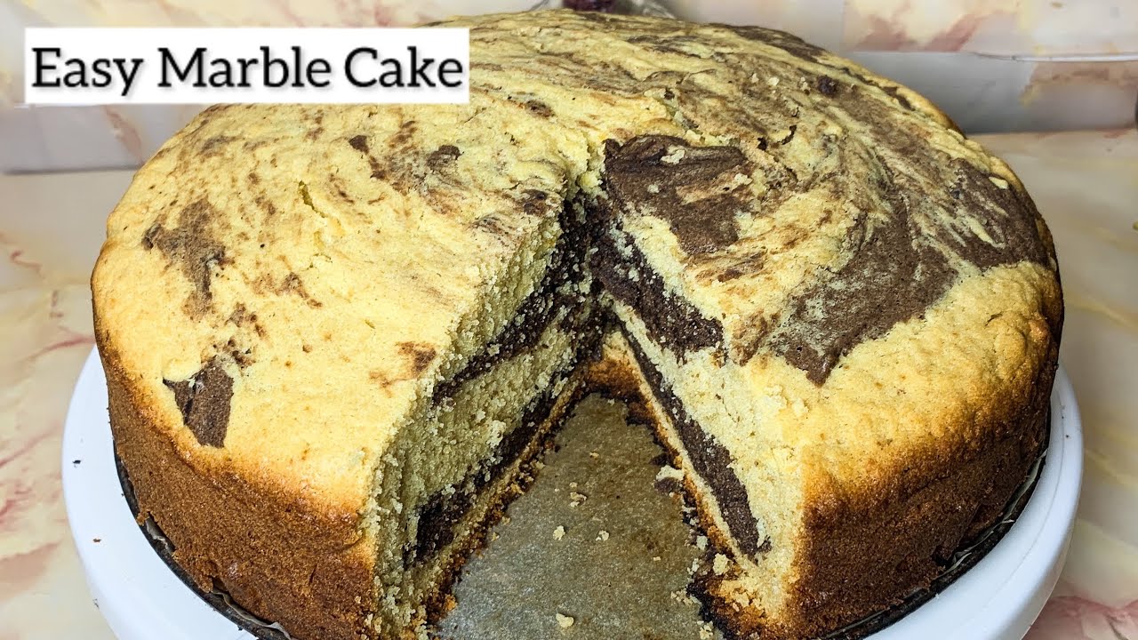 Easy Marble Cake||How to Make Marble Cake