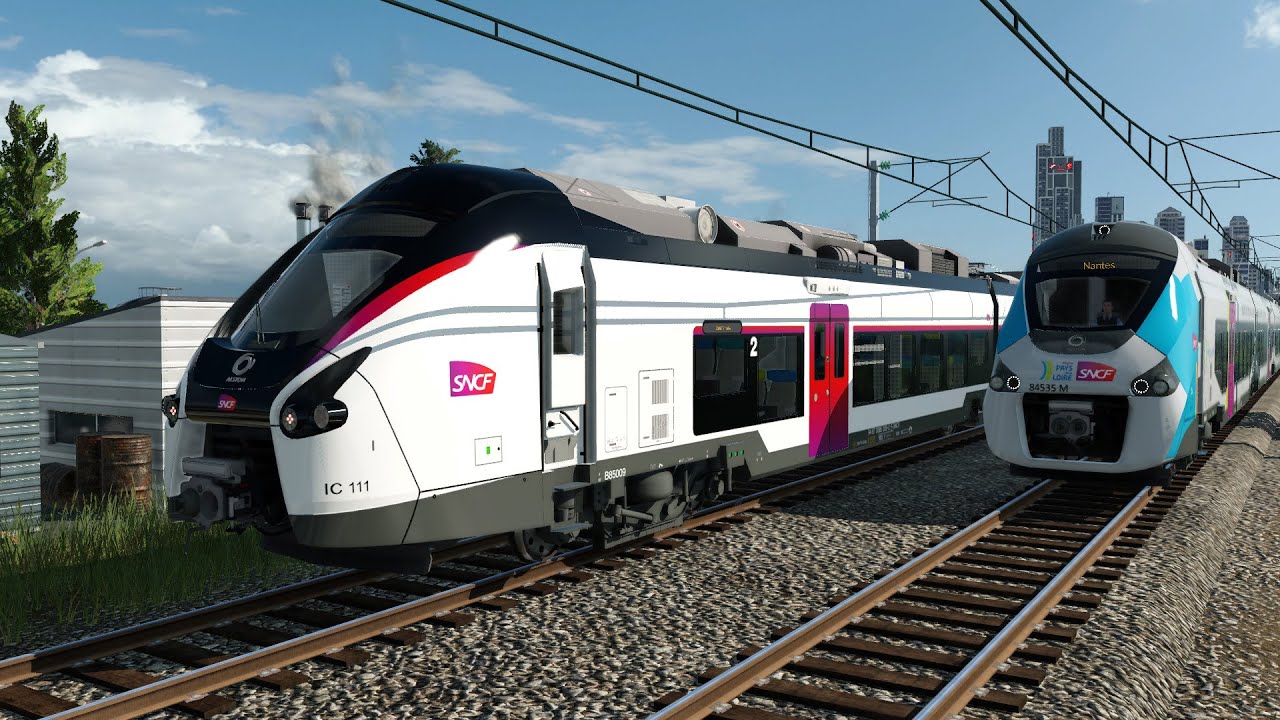 Transport Fever 2 : Présentation des Régiolis et Cab ride entre Redon et Nantes !
