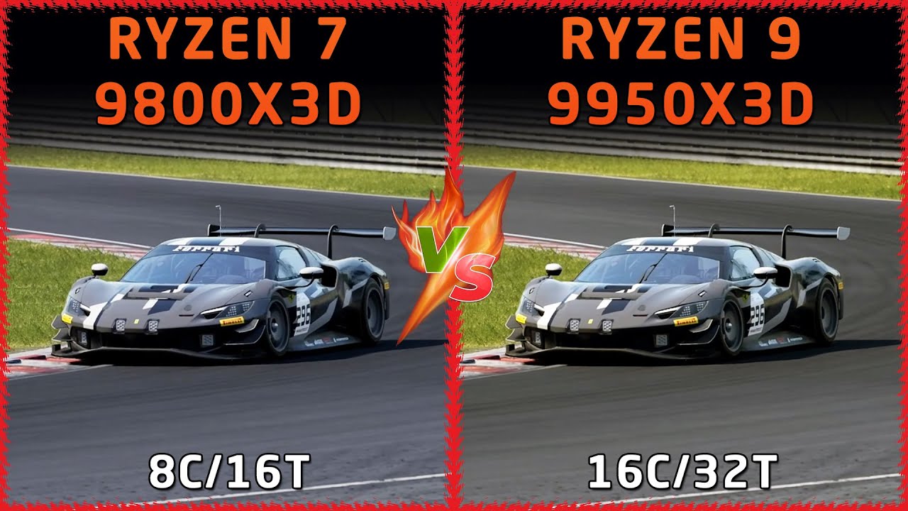 AMD Ryzen 7 9800X3D vs AMD Ryzen 9 9950X3D