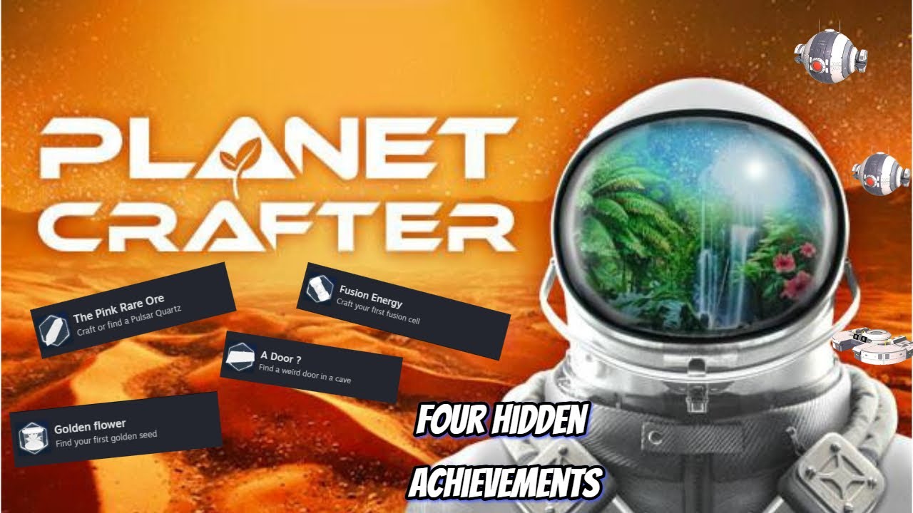 четыре скрытые ачивки в Planet crafter/four hidden achievements in Planet crafter