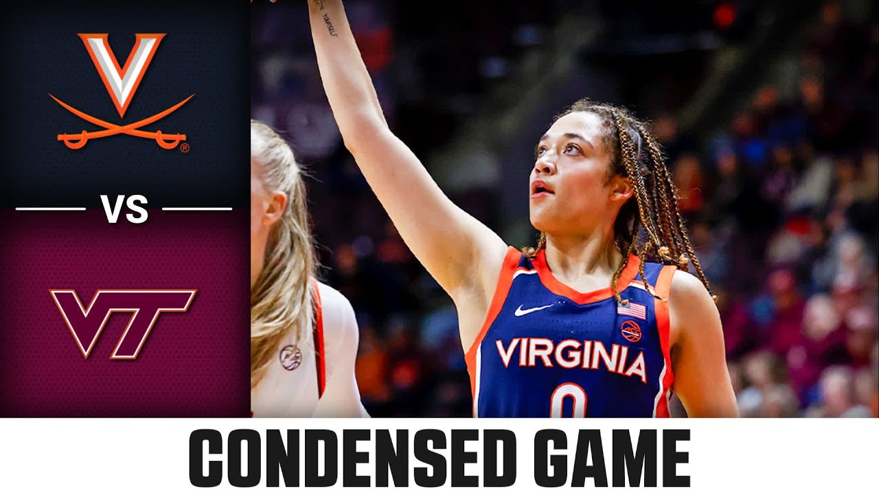 Virginia vs. Virginia Tech Condensed Game | 2024-25 ACC Women's Basketball