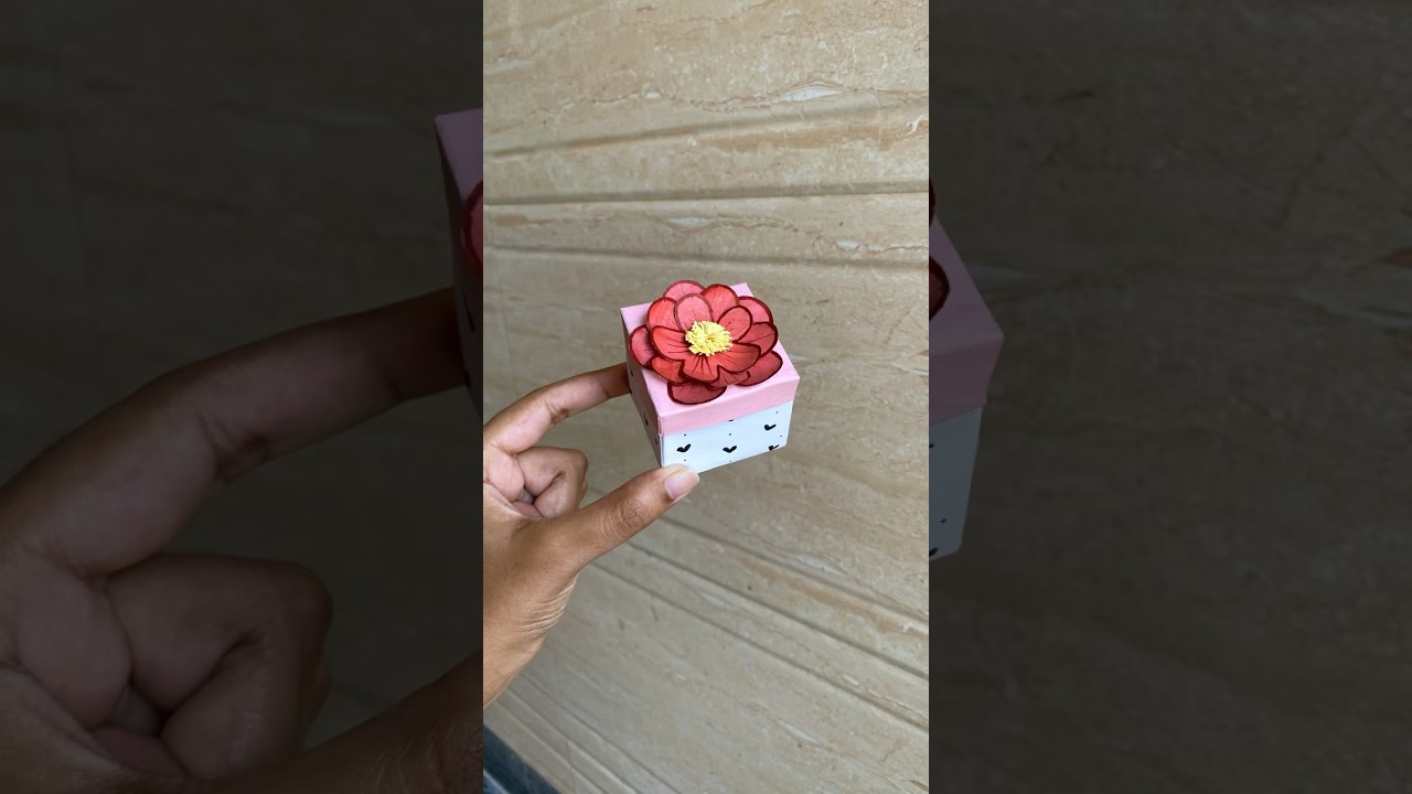 Mother&rsquo;s Day gift idea #shorts #diy #cute #trending #handmade #craft #easy #box #best #flowers  #art