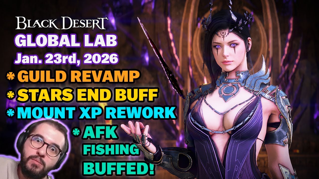 BDO | Guild Revamp + Star's End Buff & AFK Fishing Buffs & Mount XP Rework | Black Desert Global Lab