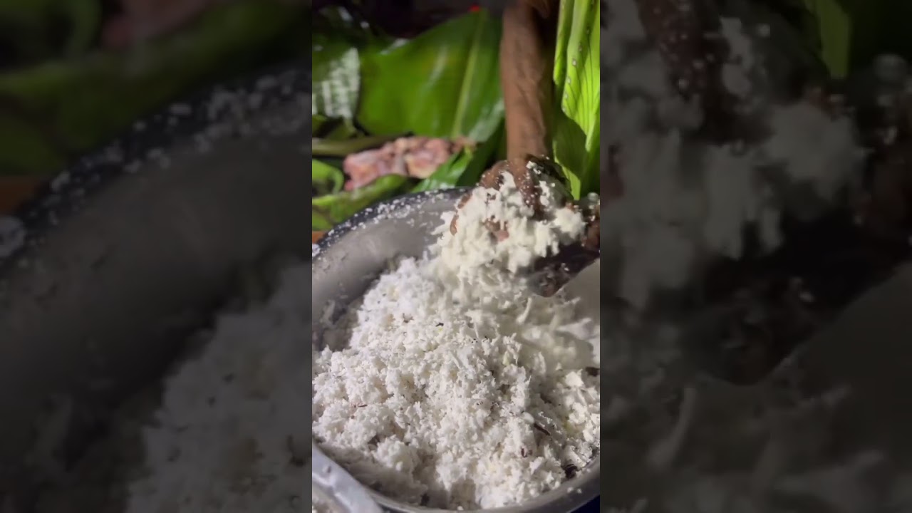 Traditional Papua New Guinea food preparation. Aigir. Mumu #cooking #food #png #newbritain #islander