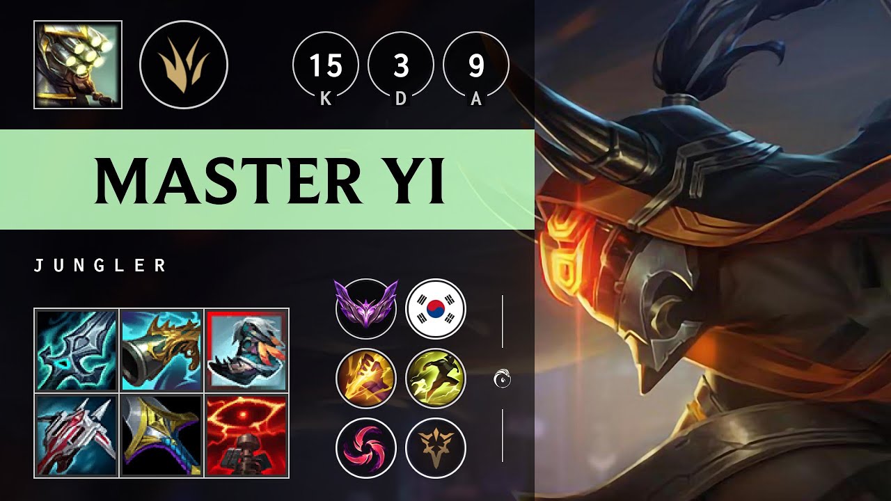 Master Yi Jungle vs Elise - KR Master Patch 25.09