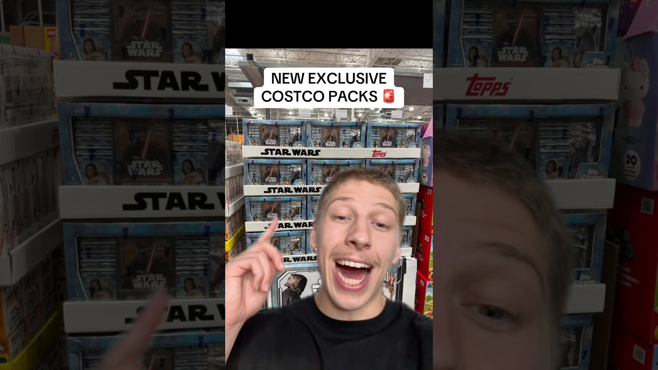 Run don&rsquo;t walk 🏃🏼&zwj;♂️New Exclusive Costco Star Wars Topps Chrome Packs 🙌