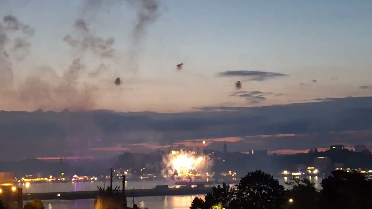 30. Juni 2024 Kieler Woche Abschlussfeuerwerk