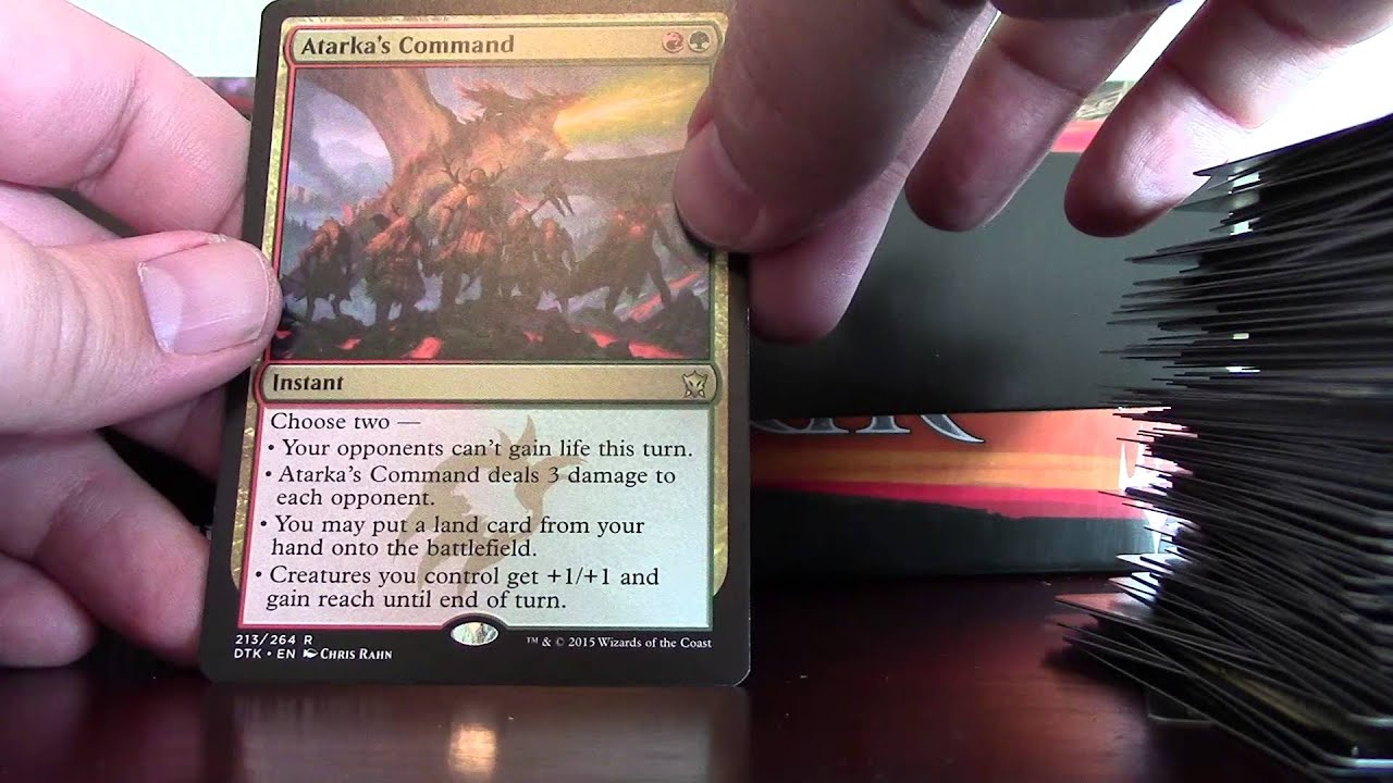 Dragons of Tarkir Box Opening MTG Magic the gathering!