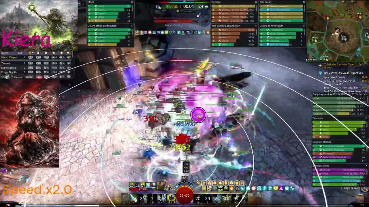 Guild Wars 2 WvW Compilation #7: Druid, Ritualist & Scourge POV