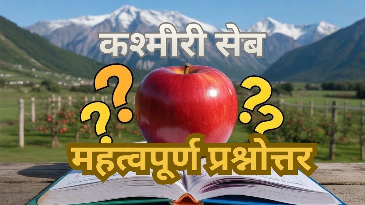 कश्मीरी सेब पाठ प्रश्नोत्तर | Class 10 Hindi | SSLC Exam Important Questions | Kashmiri Seb