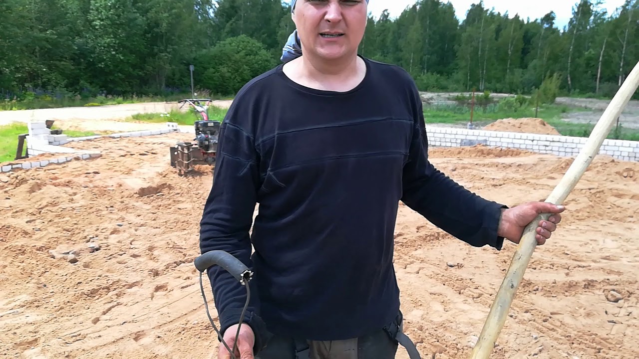 Не простая лопата  или 20 тон песка за 2 часа !!!!
