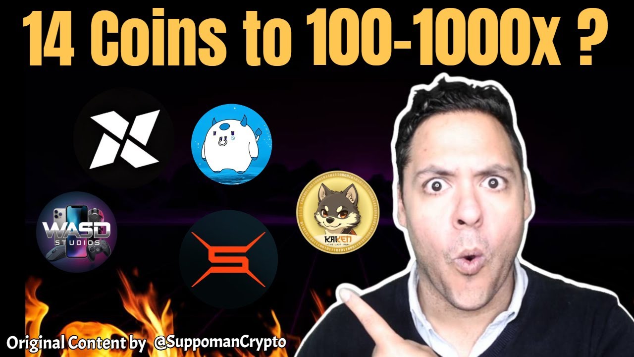 🔥 Suppoman's Degen Portfolio - 14 *TINY* Coins with 100-1000x Potential ! 🚀
