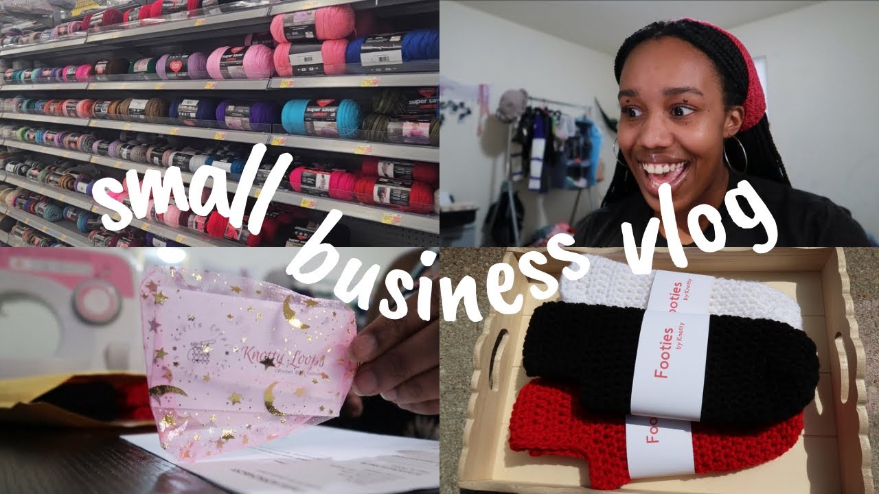 Day In The Life of a SMALL BUSINESS Owner and CONTENT CREATOR | Crochet Studio Vlog