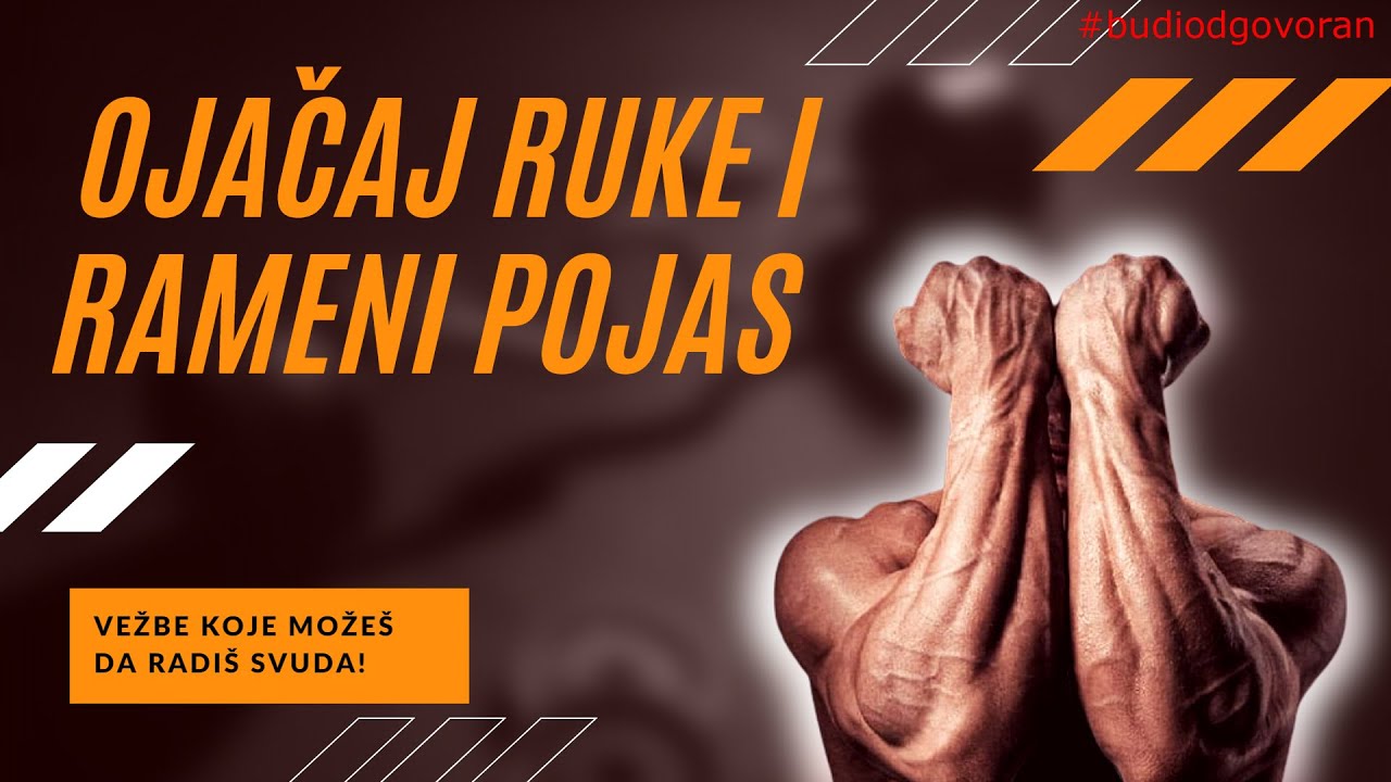 Kako ojačati ruke i rameni pojas BEZ REKVIZITA