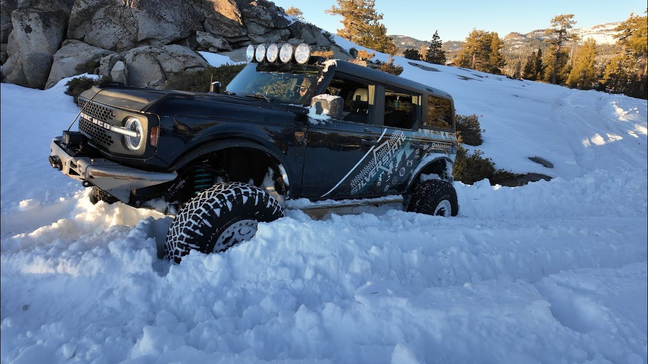Bronco buried on the Rubicon (many times) Loon Lake to Arnold's Rock in January. Full video out soon