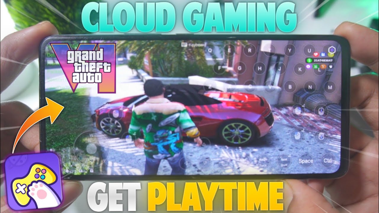🤯 NEW Cloud Gaming App *OFFER* - Claim Playtime Now🔥| Play All GTA Games On Mobile