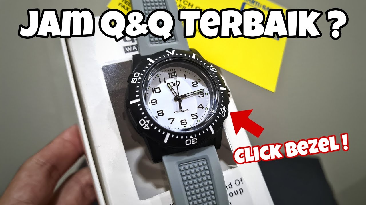 CUMA 199 RIBU UDAH CLICK BEZEL ? Q&Q V32A Affordable Watch By Citizen Unboxing