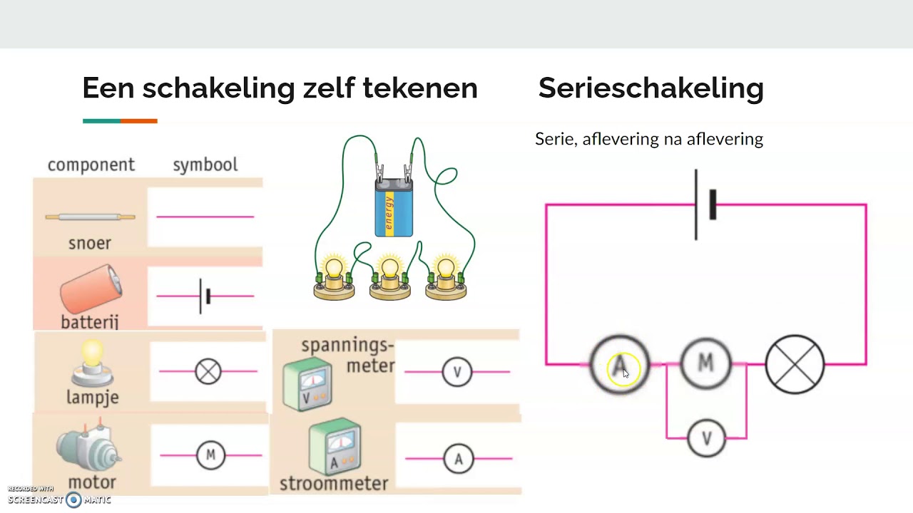Elektriciteit schakeling tekenen | vmbo t/m vwo!