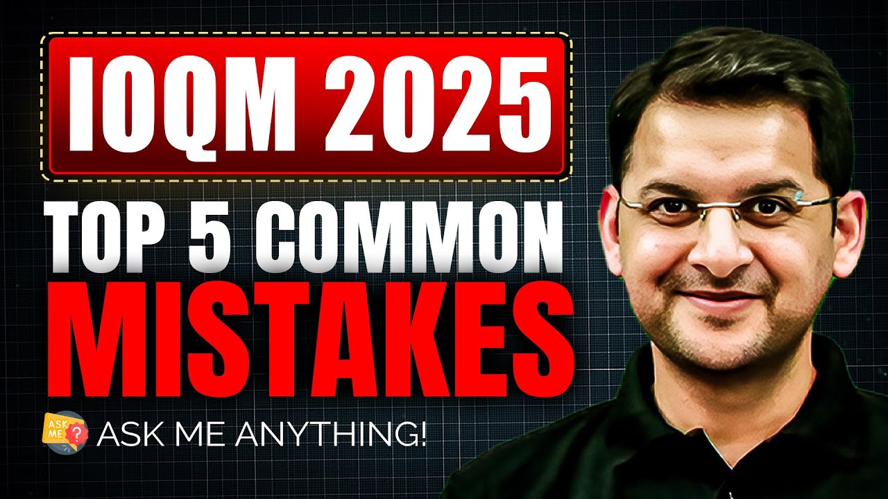 IOQM 2025: Top 5 Common Mistakes | Ask Me Anything | Abhay Sir | VOS