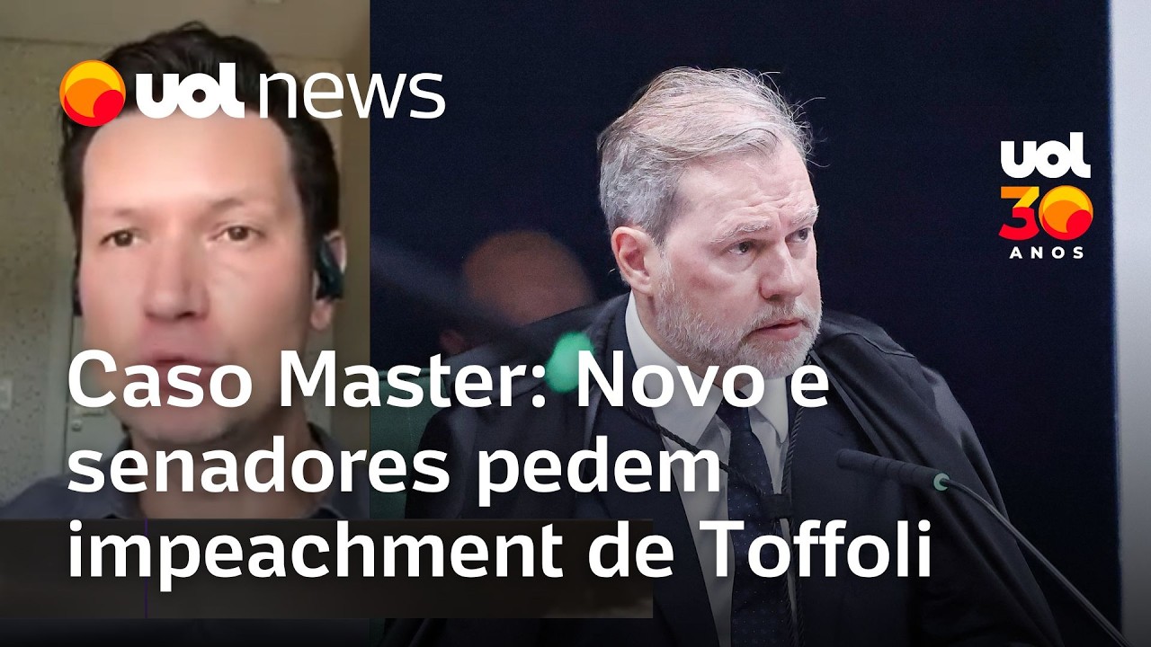 Toffoli: Novo e senadores pedem impeachment; 'Escalada do conceito de imparcialidade', diz deputado