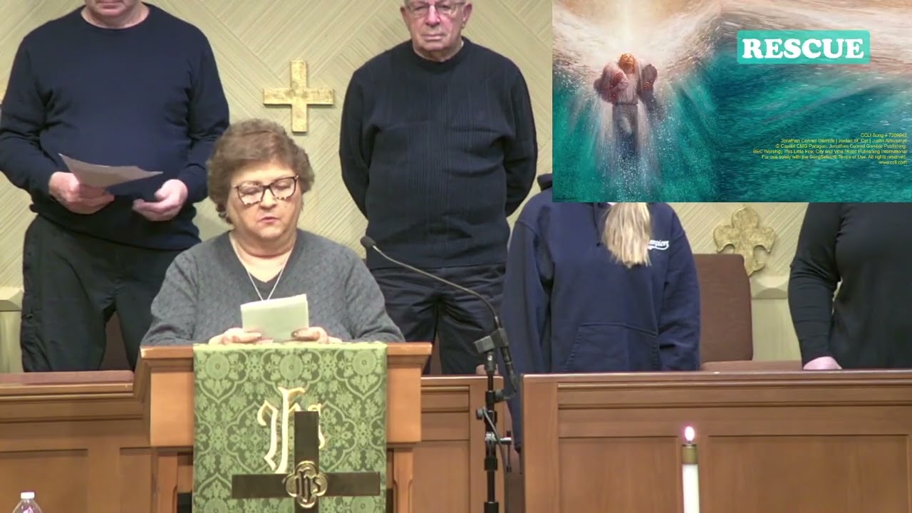Evening worship at Venice Presbyterian Church 1/24/26