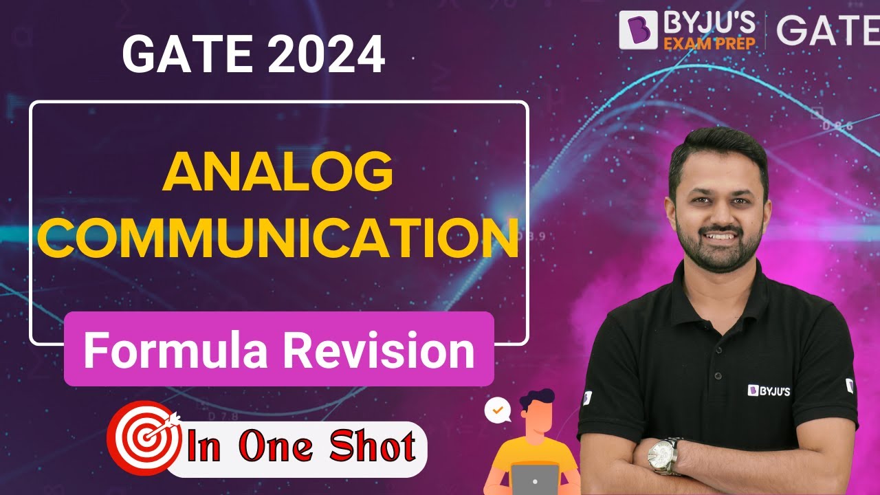 Analog Communication Formula Revision | GATE 2024 Electrical, Electronics | BYJU'S GATE