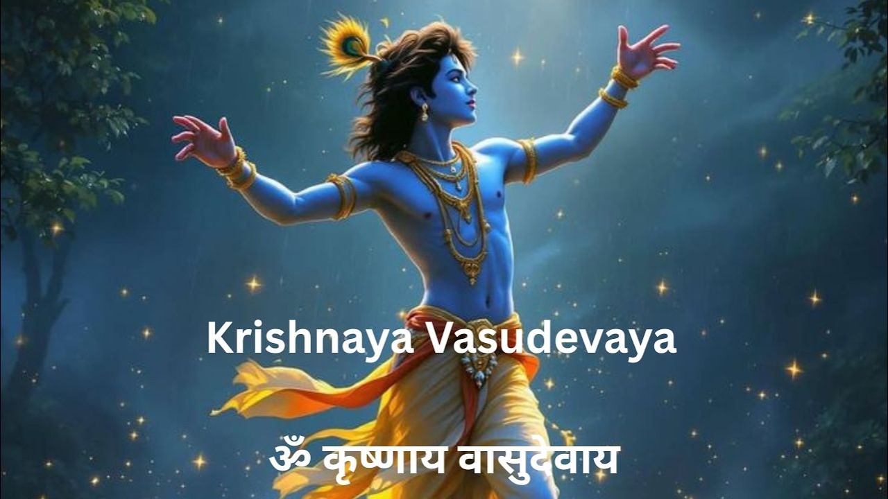 NON- STOP KRISHNA MAHA MANTRA CHANTING krishnaya Vasudevaya  | 1 घंटा मंत्र-जाप ॐ कृष्णाय वासुदेवाय