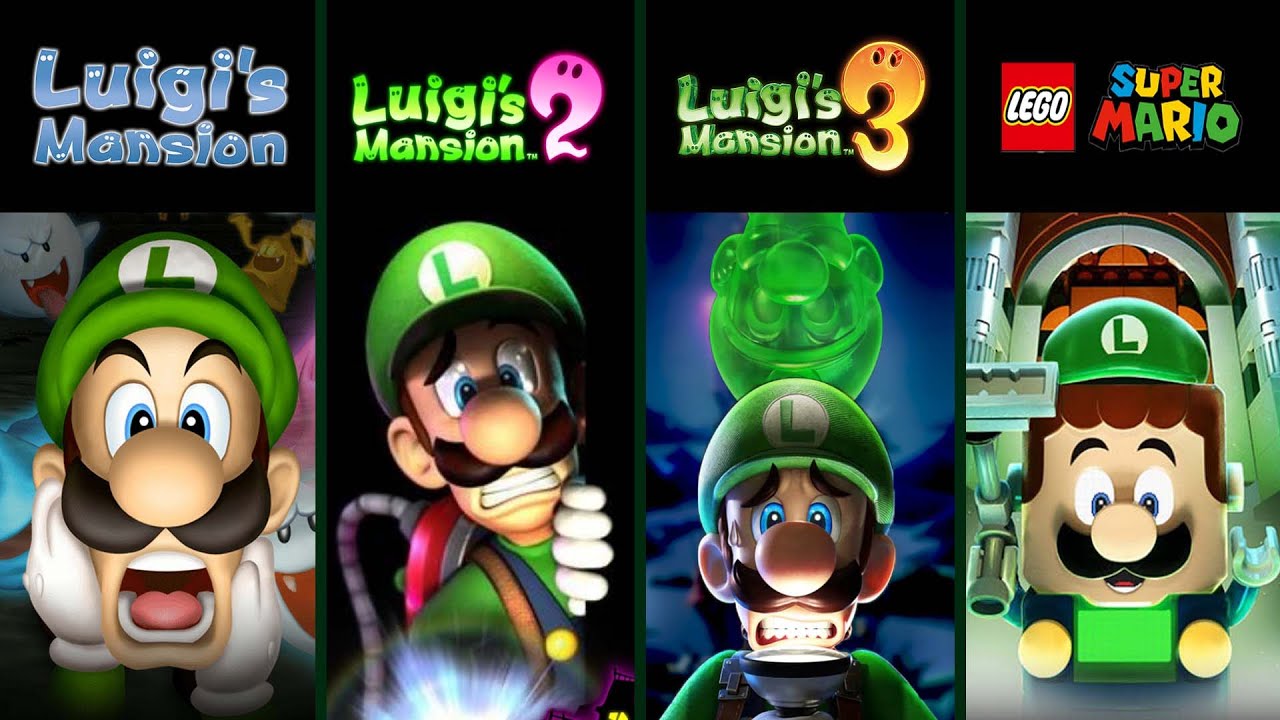 Evolution of Luigi's Mansion games and LEGO (2001 ~ 2022)