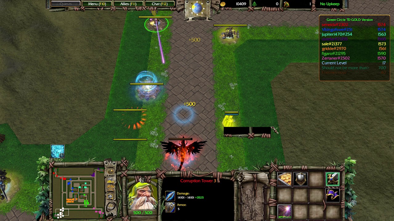 Green Circle TD #13 Easy version - Warcraft 3 Reforged
