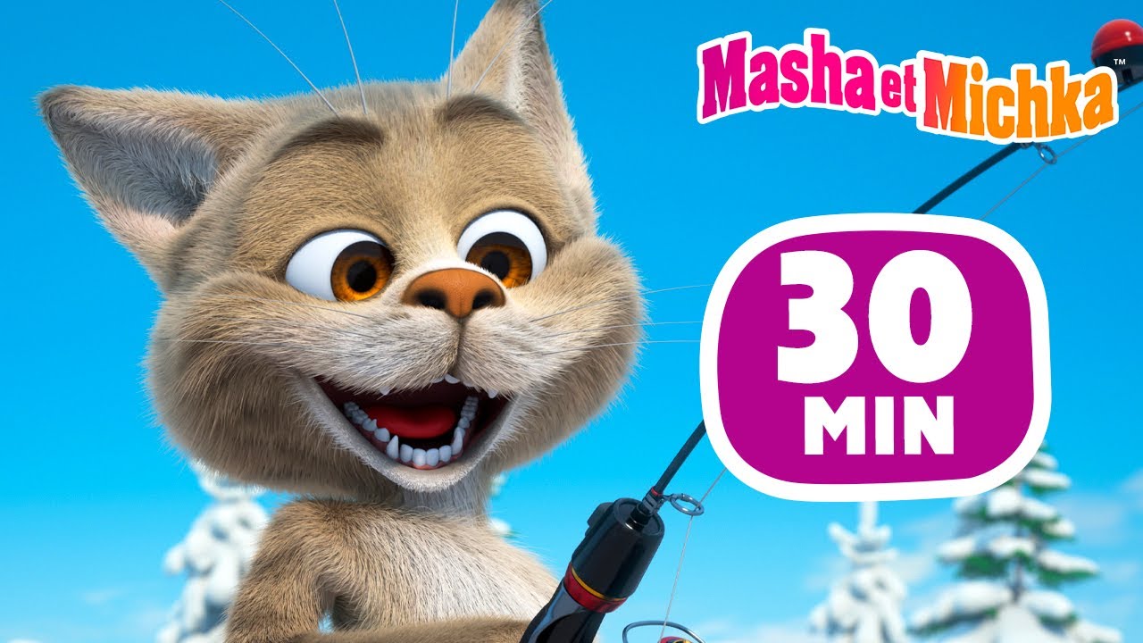Masha et Michka 😼🐭 Briser la Glace 😻🎣 30 min 🌟 Collection d'épisodes