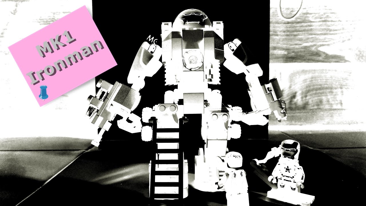 8 Lego MK1 iroman Unofficial Minifigures MK1 collection block Brand ( Sheng Yuan )