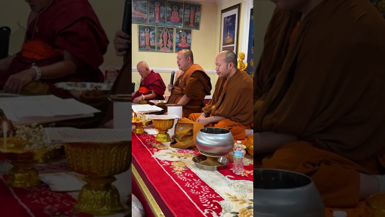 Boun Pravet Day 1 - Beautiful Chanting  - Wat Lao Buddah Khanti
