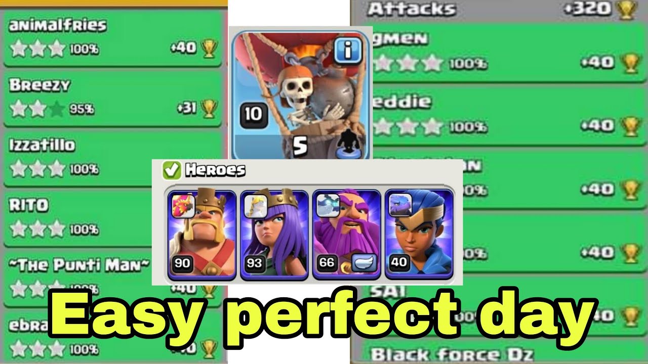 I don’t need maxed heros or loons to get a perfect day -TH16 - QC lalo - Clash of clans