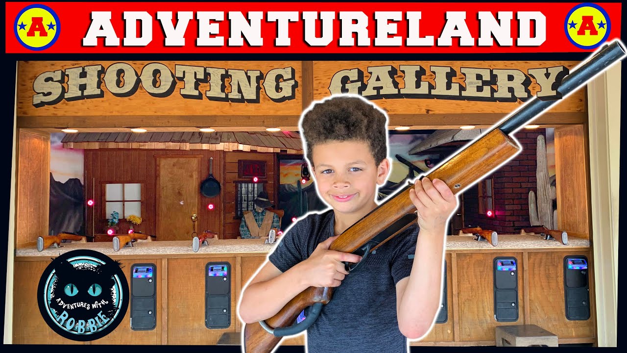 Adventureland’s Vintage Wild West Shooting Gallery – Robbie Takes Aim!