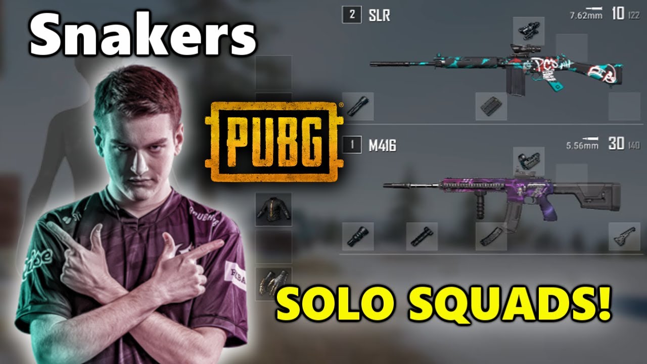 Oath Snakers - SOLO SQUADS! - M416 + SLR - PUBG